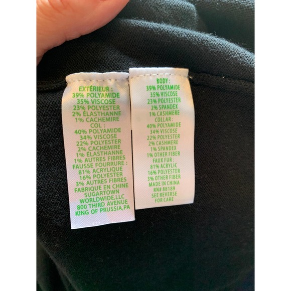 Lilly Pulitzer Dunham sweater dress black XL - Picture 9 of 9